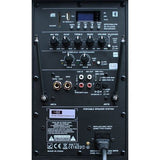 E-lektron EL38-MS 15-inch Portable Speaker Light Party Set w/ Battery Bluetooth Sound System 2 Microphone 2 Disco Light