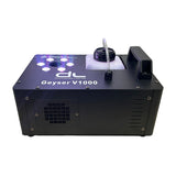 DL Geyser Vertical 1000W Tri-color RGB LED with Fluid Sensor Fog Machine come with Wireless Remote Control 2L Liquid