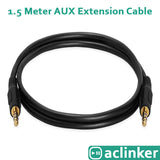 ACL 1.5 meter 3.5mm Aux Male to Male Stereo Audio Cable Auxiliary Headphones Cord MP3 PC