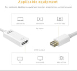 Mini Display Port DP Thunderbolt to HDMI Adapter White for MacBook Pro Air Mac iMac SurfaceBook Pro 4K