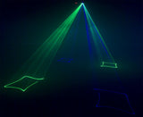 CR Compact Cyan 150mW Laser Disco Light Party Set 400W Smoke Machine 1L Liquid