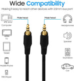 ACL 1.5 meter 3.5mm Aux Male to Male Stereo Audio Cable Auxiliary Headphones Cord MP3 PC