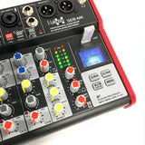 E-Lektron SE-8MM 8 Channel Bluetooth Audio Mixer Phantom Power w/ Condenser Mic