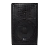 QTX Quest 10MSS PA Speaker Pair 1200W | Stands, Mixer & XLR - rear panel and connections