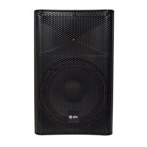 QTX Quest-15A Powerful Active PA cabinet Bluetooth FM tuner Speaker with wheels