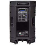 QTX Quest-12SUB Complete Active PA System Bluetooth FM tuner SD with Stands