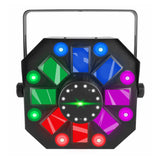 CR Lite Lighting Pak 3 Mix Laser Swarm Wash FX 4-in-1 DJ Disco light w 400W Smoke Machine Liquid