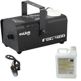 CR Lite Lighting Pak 1 Disco Star Ball mixing Powerful LED Effect Light w 400W Smoke Machine Liquid