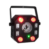 CR-Lite Penta Flash 5-in-1 DJ Disco LED Laser Strobe Effect Light for Parties