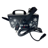 DL Storm II 650W Snow Machine Set artificial snow effect wireless control 5L snow Liquid