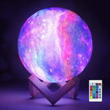 CR Lite 20 cm Large Galaxy Night Light with Touch and Remote Control 16 Colors as Cool Lamp Gift for Boys or Girls