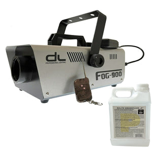 DL-92L Smoke Machine Package 900w Fog Smoke Machine with Wired and Wireless Remote Control w 2L Liquid