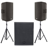 Citronic Starter PA Package - 2x CAB-12 Active Speakers + CASA-15 Subwoofer