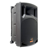 E-Lektron EL30-MUH 700W 12" inch Bluetooth Wireless linkable Loud Portable PA Speaker Sound System incl.2 Handheld +2 Headset Mics for Karaoke Coach Speech Singing