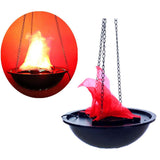 CR Lite 3D Hanging Fake Flame Light Artificial LED Silk Lamp Effect Realistic Campfire Lights for Halloween Xmas Party Club Stage Decor
