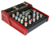 E-lektron A28 DSP FX Studio Audio Mixer 6-Channel with Bluetooth USB Play Audio interface