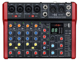 E-lektron A48 DSP FX Studio Audio Mixer 8-Channel  with Bluetooth USB Play Audio interface