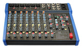 E-lektron B628 DSP effects Studio Audio Mixer 12-Channel with Bluetooth USB Play Audio interface