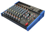 E-lektron B628 DSP effects Studio Audio Mixer 12-Channel with Bluetooth USB Play Audio interface