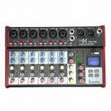 E-Lektron SE-8 Live Audio Mixer 8 Channel Mixer incl. USB Bluetooth Soundcard Phantom Power