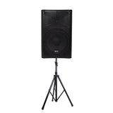 QTX Quest-10AS 10" Active PA Bluetooth Speaker & Stand Bundle | 600W