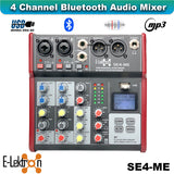 E-Lektron KSM-30 Karaoke Set 2 X 12" inch Active Bluetooth Speakers Audio Mixer Microphones