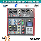 E-Lektron KSM-38 Karaoke Set 2 X 15" inch Active Bluetooth Speakers Audio Mixer Microphones