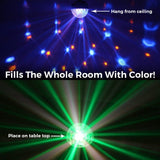 CR Lite Lighting Pak 1 Disco Star Ball mixing Powerful LED Effect Light w 400W Smoke Machine Liquid
