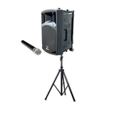 E-lektron EL25-MUS UHF 10" Portable PA Speaker with Microphone and Stand