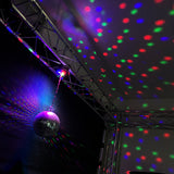 Home Party Mirror ball Set 16 inch Mirror Ball with Powerful 3W RGB LED Rotation Motor