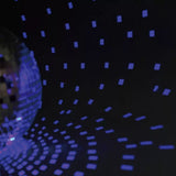 CR Lite 10 inch Mirror Ball Set with rotating Motor RGBW Pinspot for Home Party Birthday Christmas