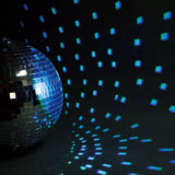 CR Lite 10 inch Mirror Ball Set with rotating Motor RGBW Pinspot for Home Party Birthday Christmas