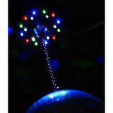 8 inch mirror ball with R G B LED Motor Operate with 3X AA Battery sound active