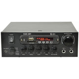 E-Lektron 6.5" inch HiFi Digital Stereo Amplifier Wall Speaker Set BT SD FM Class D 120W