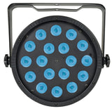 CR Lite High Power LED Light RGB 18 3-in-1 Tri Color Slim Par Can DJ Wedding with Fade Strobe Auto Sound DMX Control