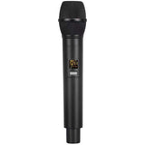 E-lektron U2 Dynamic UHF 20 Channels Tunable Universal 2 Wireless Handheld Microphone System With Mini Plug Receiver