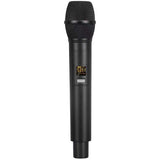 E-lektron U2 Dynamic UHF 20 Channels Tunable Universal 2 Wireless Handheld Microphone System With Mini Plug Receiver