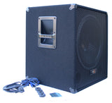 E-Lektron SUB-Q38A 15" inch Active PA 600W Subwoofer for DJ Party Club