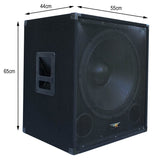 E-Lektron SUB-Q45A 18" inch Active PA 1000W Subwoofer for DJ Party Club