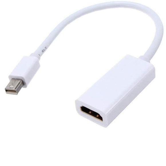 Mini Display Port DP Thunderbolt to HDMI Adapter White for MacBook Pro Air Mac iMac SurfaceBook Pro 4K