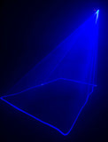 CR Compact Blue 500mW Laser Disco Light Party Set 400W Smoke Machine 1L Liquid