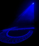 CR Compact Blue 500mW Laser Disco Light Party Set 400W Smoke Machine 1L Liquid