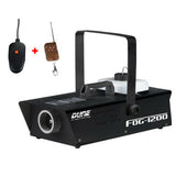 DL 1200w Fog Smoke Machine with Wired and Wireless Remote Control plus 5L Liquid