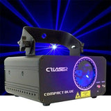 CR Compact Blue 500mW Laser Disco Light Party Set 400W Smoke Machine 1L Liquid