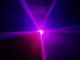 CR Compact Pink 250mW Laser Disco Light Party Set 400W Smoke Machine 1L Liquid