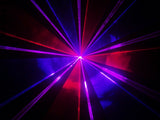 CR Compact Pink 250mW Laser Disco Light Party Set 400W Smoke Machine 1L Liquid