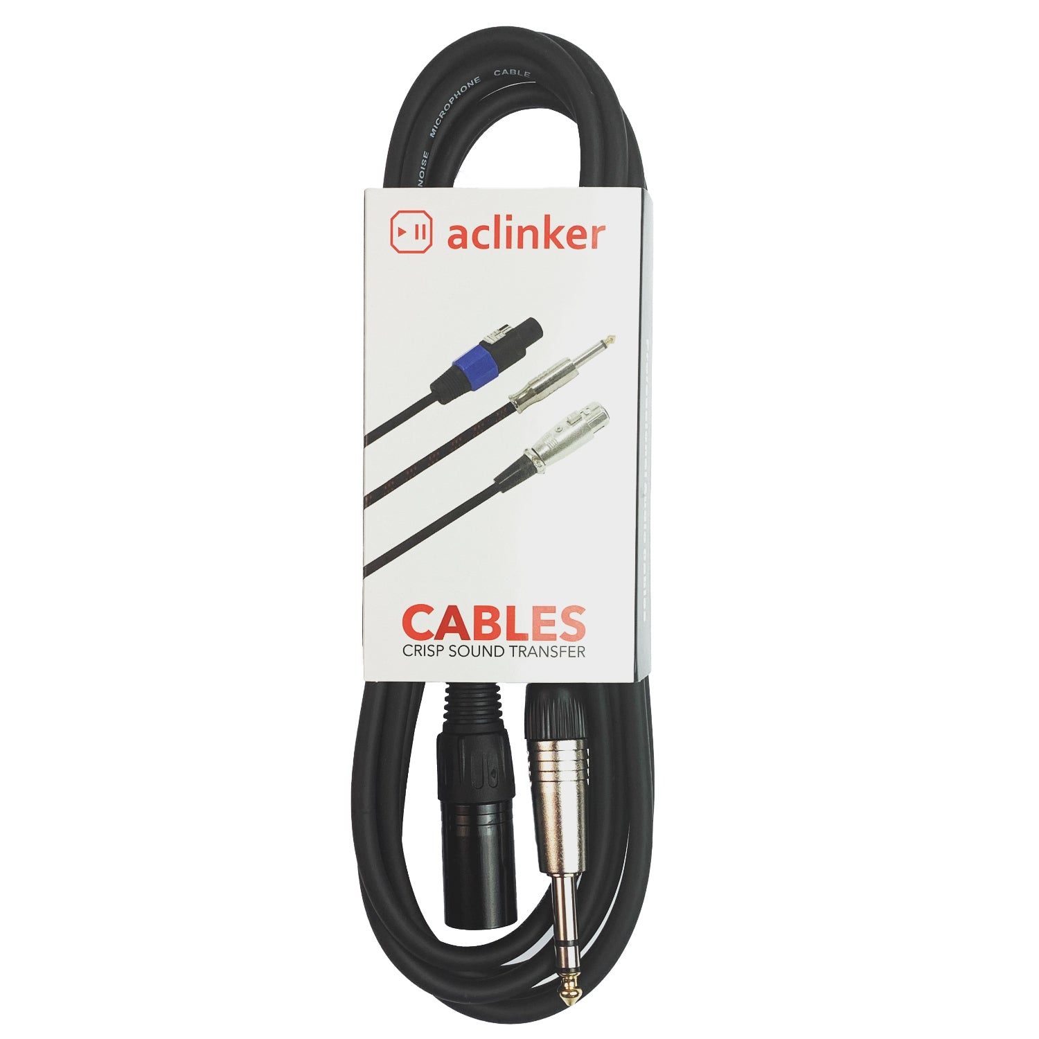 For Dual 6.35mm 1/4 In to XLR Male Y Splitter Cable,3Pin XLR Male