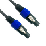 ACL Audio Speakon Cable 12 Guang AWG Patch Cords Professional DJ Speaker Cables Black Wire