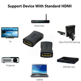 2x HDMI Female to Female Joiner Coupler Cable Adapter Extender Connector 4K HDTV