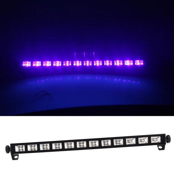 CR-Lite Highpower 12 X 3W LED UV Black bar blacklight wash for mobille DJ party Halloween stage lighting